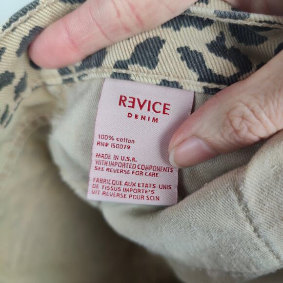 Revice Uptown On The Spot Leopard Animal Print Jeans Womens‎ 26 Leopard Print - Picture 9 of 10